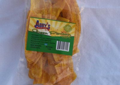 green plaintain chips